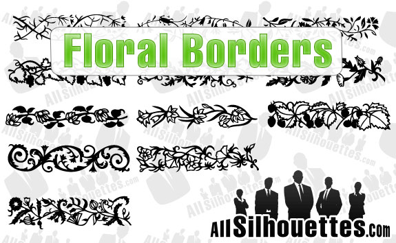 575x354 Floral Borders Vector Download Free Vector Art Free Vectors