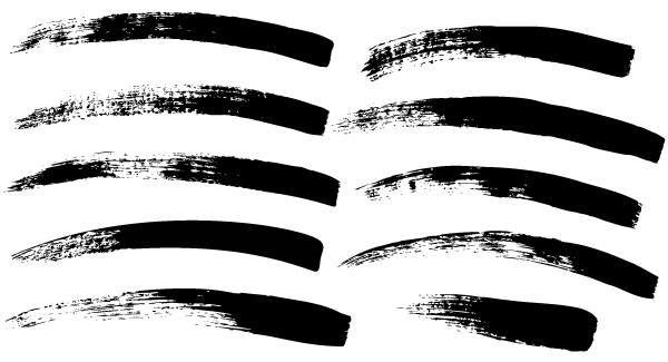 600x325 Free Paint Brush Strokes Vector Free Vectors Brush