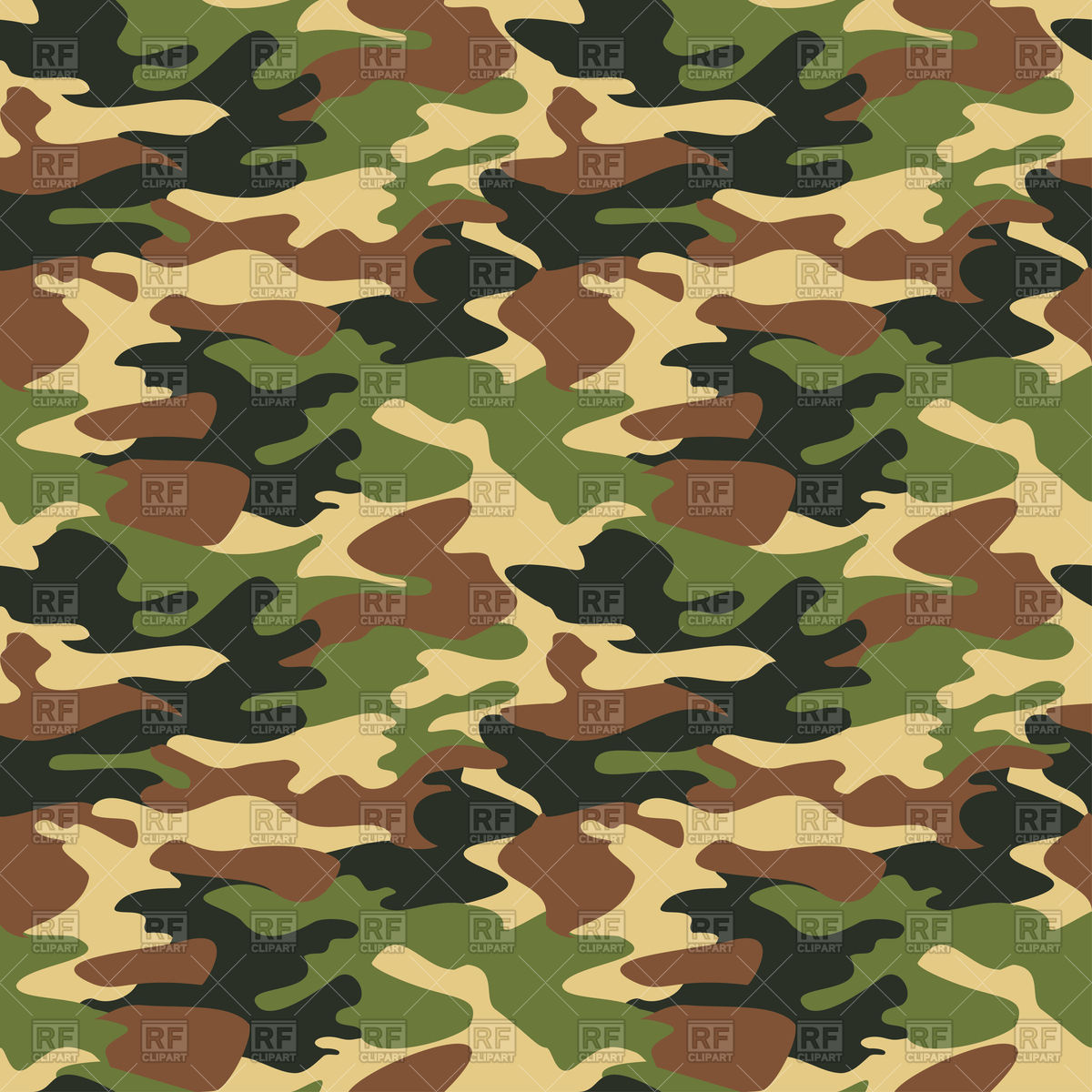 1200x1200 Camouflage Pattern Vector Image Vector Artwork Of Architecture