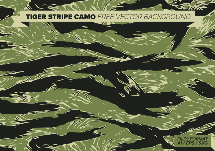 700x490 Tiger Stripe Camo Free Vector Background