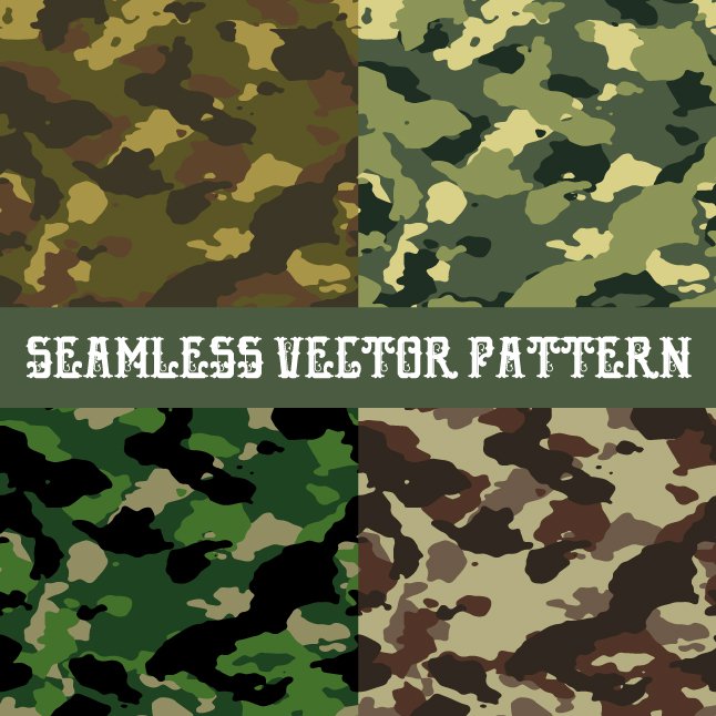 646x646 Camouflage Vector Pattern Vector Art Amp Graphics