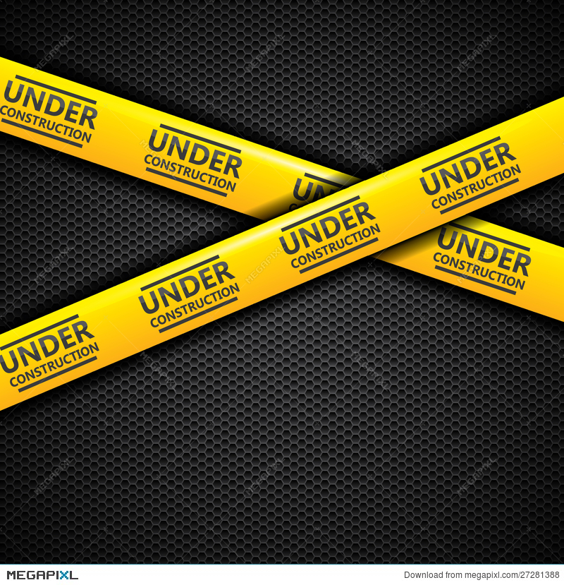 800x829 Under Construction Caution Tape, Vector Illustration 27281388