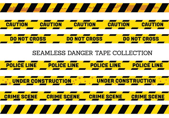 700x490 Vector Set Of Seamless Danger And Caution Tapes