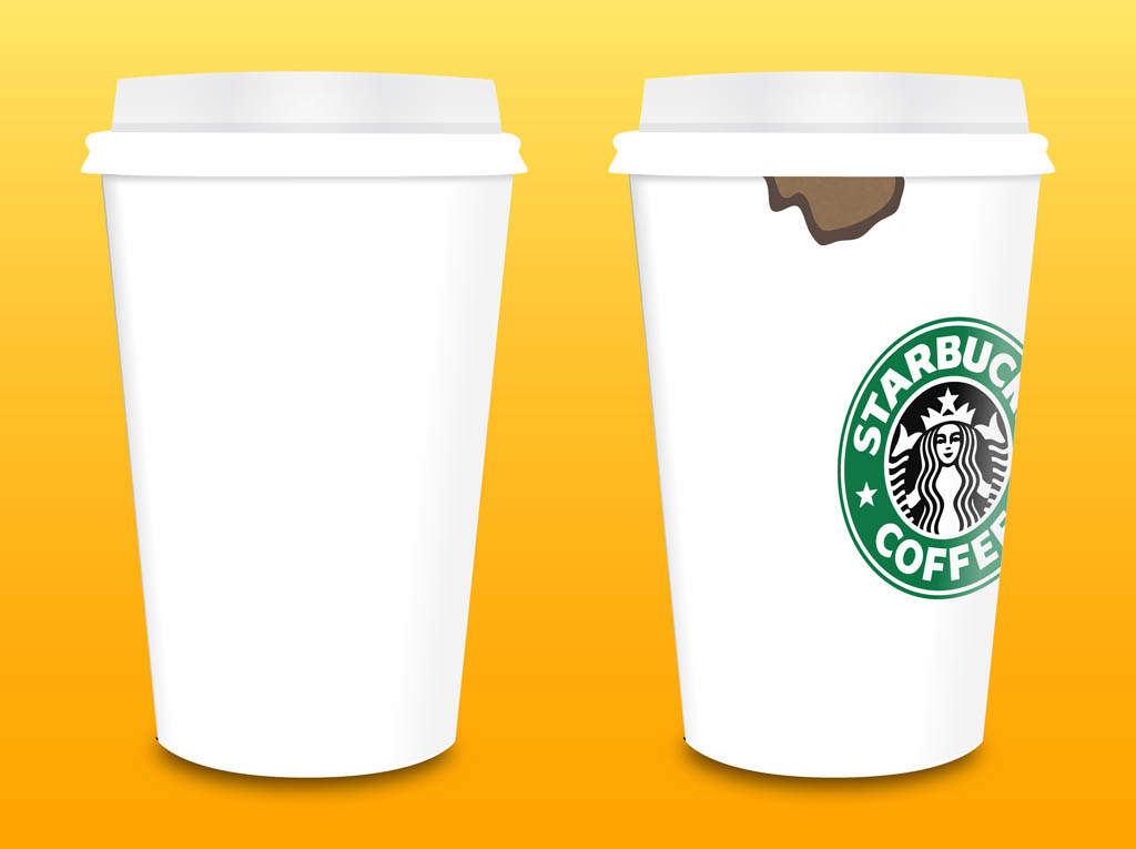 1024x765 Starbucks Coffee Cups Vector Vector Art Amp Graphics
