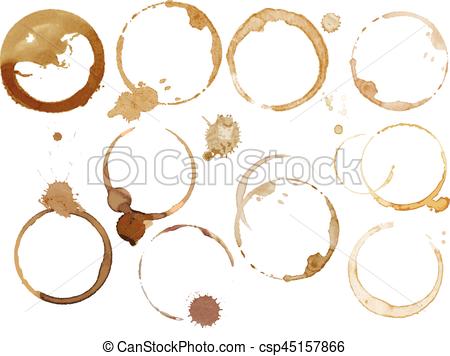 450x356 Watercolor Coffee Stains.