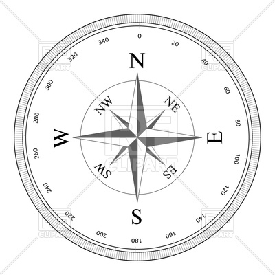 400x400 Compass Rose Vector Image Vector Artwork Of Objects Sermax55