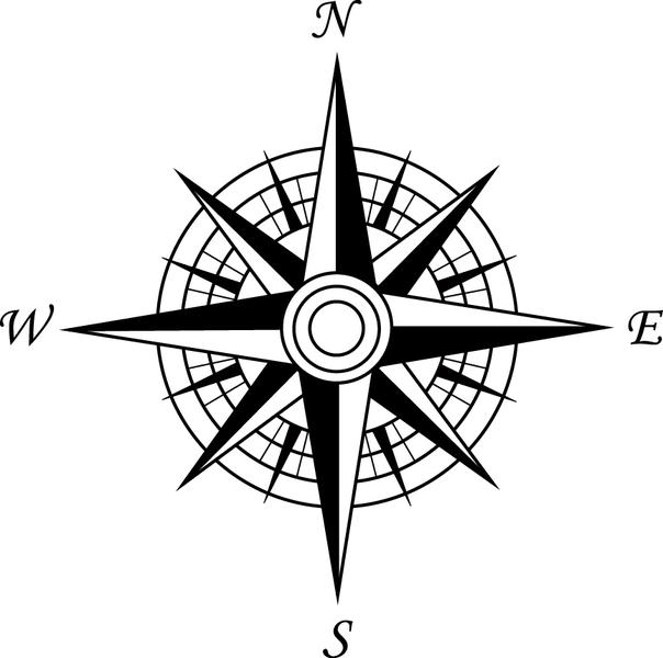 604x600 Compass Rose Vector Free Vector Download In .ai, .eps, .svg Format
