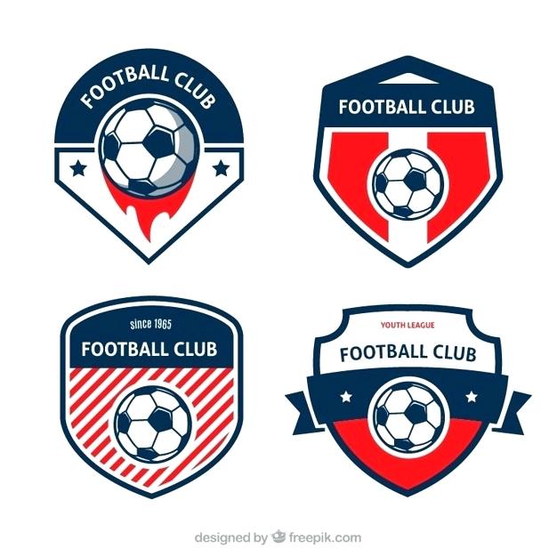 626x626 Football Badges Set Free Vector Crest Templates