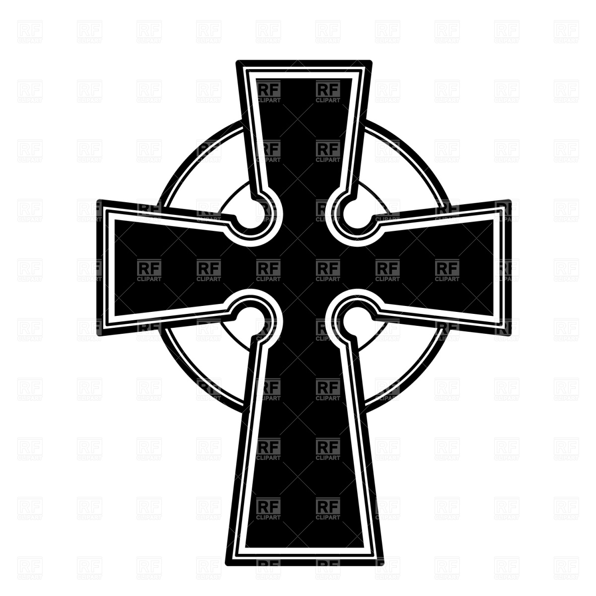 1200x1200 Celtic Cross Symbol Vector Image Vector Artwork Of Signs