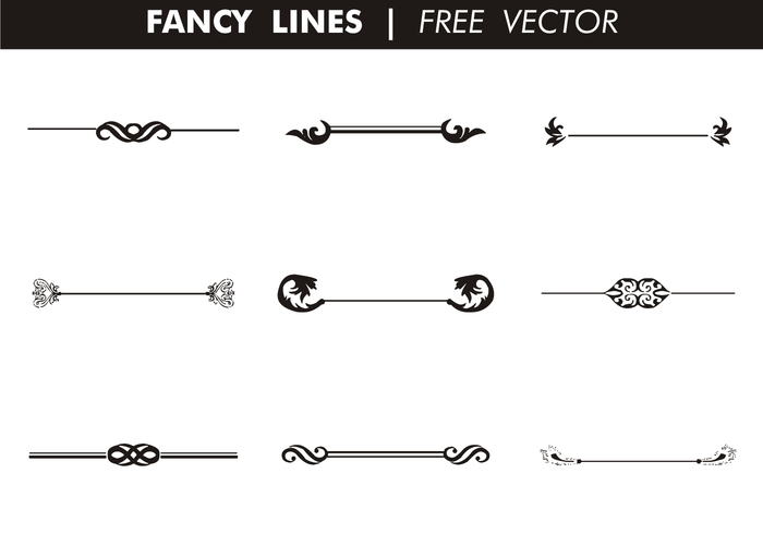 700x490 Decorative Fancy Lines Vector