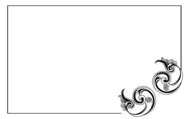 600x380 Free Download Of Vector Corner Decoration Vector Graphic