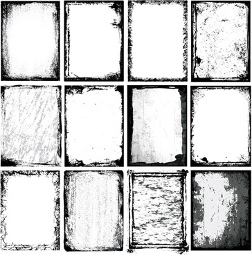 364x368 Vector Grunge Frame Free Vector Download (8,071 Free Vector) For