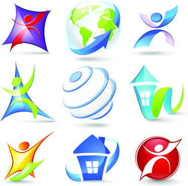 372x368 3d Logo Design Free Vector Download (70,688 Free Vector) For