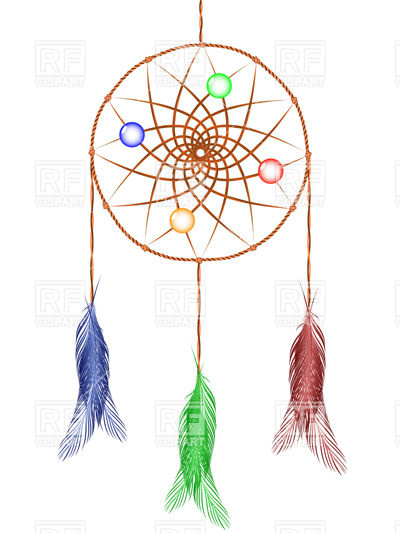400x533 Indian Dreamcatcher Vector Image Vector Artwork Of Signs