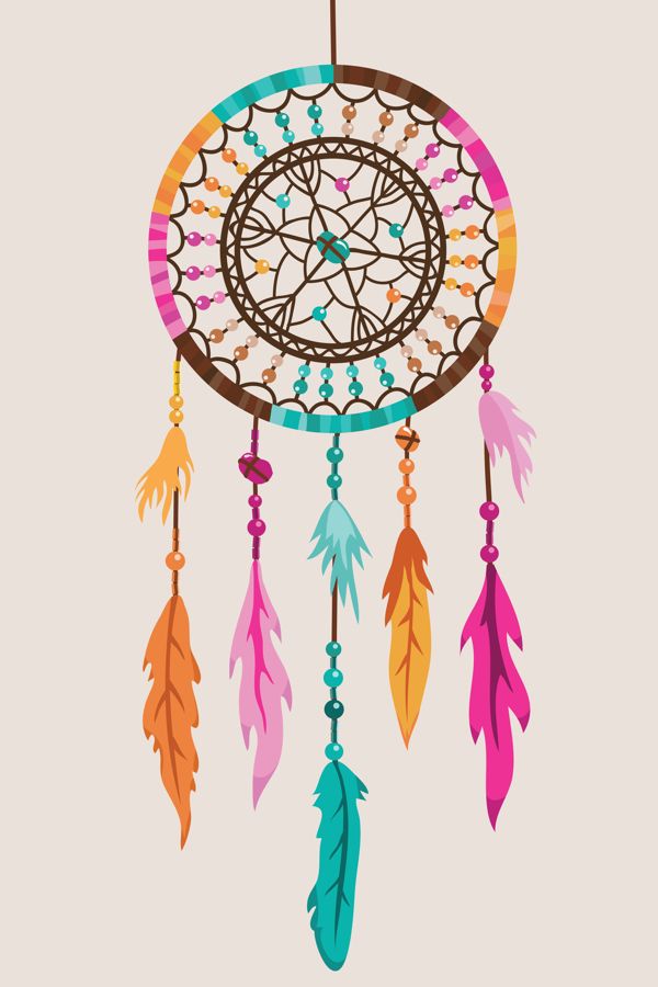 600x900 Dream Catcher Vector Clipart