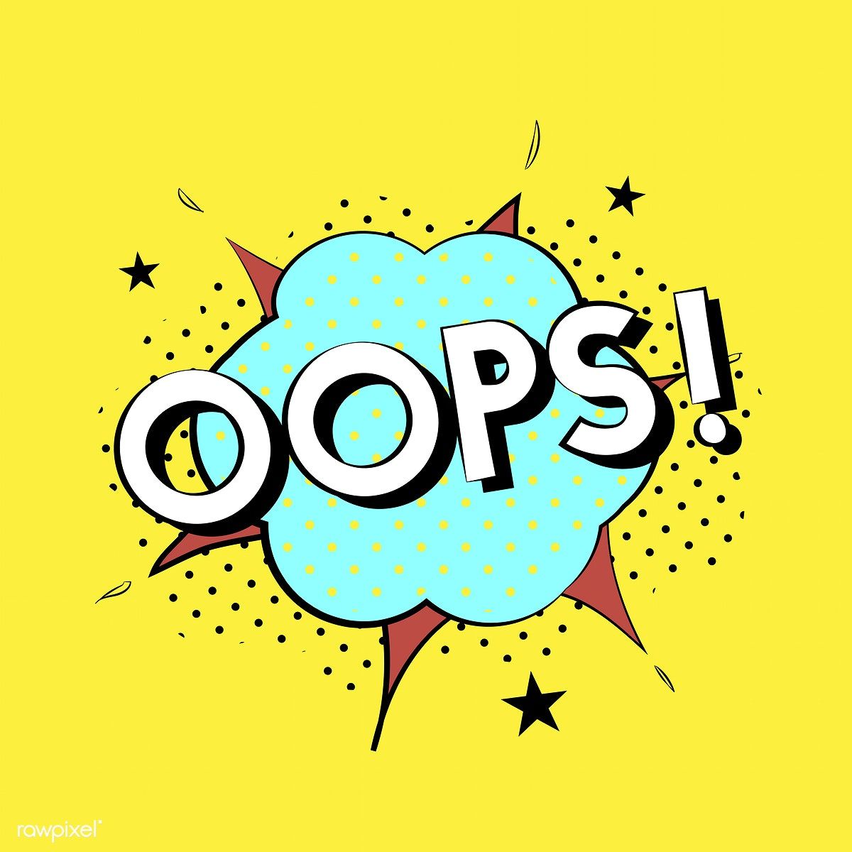 1200x1200 Oops Explosion Vector Free Vectors Amp Illustrations