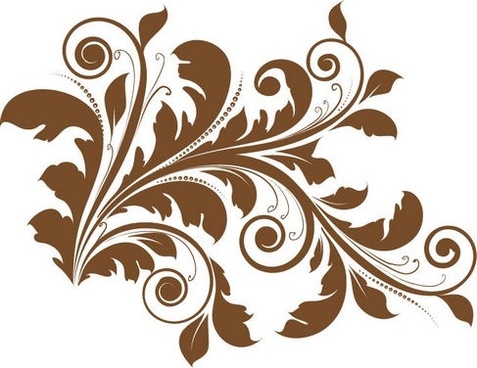 477x368 Brown Clipart Filigree