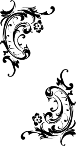 316x600 Collection Of Free Filigree Vector Scroll. Download On Ubisafe