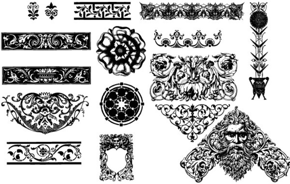 581x368 Victorian Filigree Design Free Vector Download (582 Free Vector
