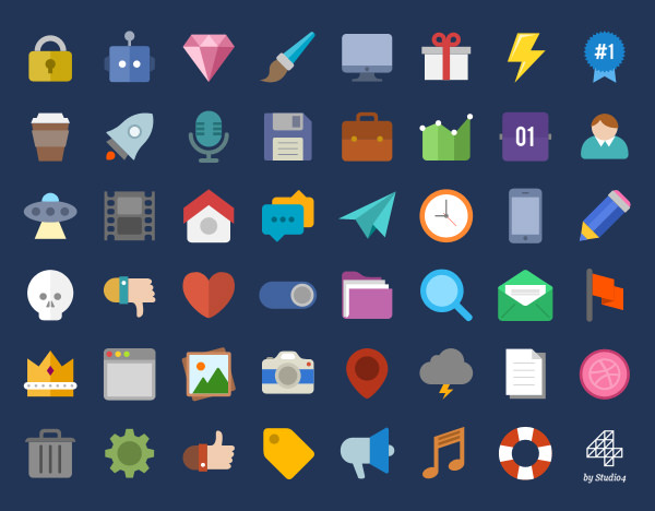 600x468 Design Flat Vector Icons Of Your Choice By Gauravsharma23