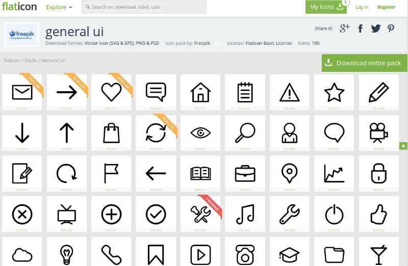 800x522 10 Quality Free Flat Icon Sets For Your Designs Sitepoint