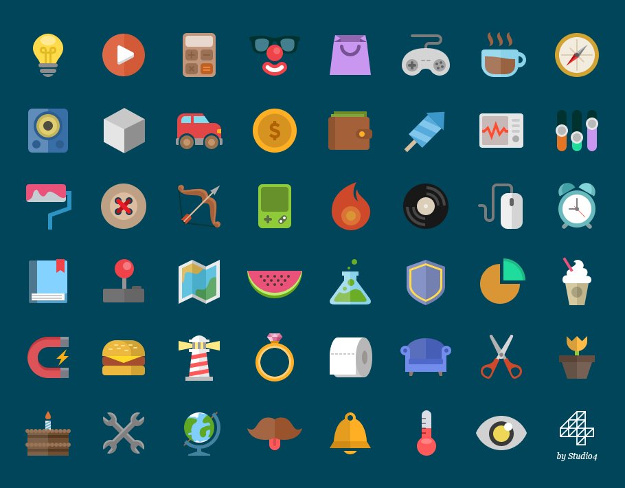 910x710 Vector Flat Icons Icons Graphic Design Junction