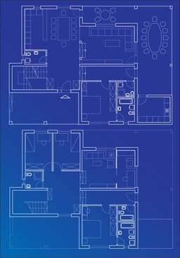 256x368 6 Interior Floor Plan Drawing Theme Vector Free Vector In