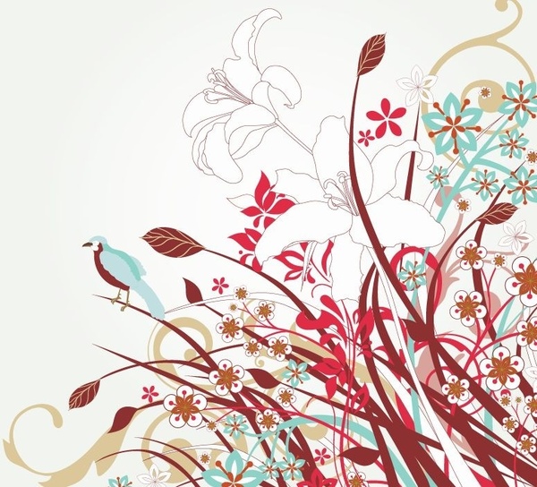 600x544 Free Floral Vector Art Free Vector In Encapsulated Postscript Eps