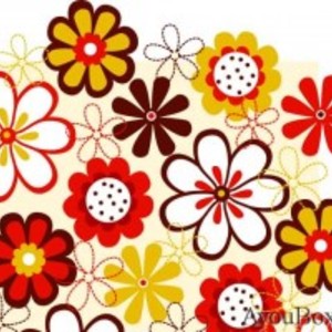 300x300 Vector Art Flowers Free Download