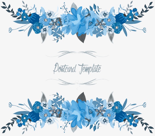 650x572 Flowers Floral Vector Border, Flowers Border, Flower Border