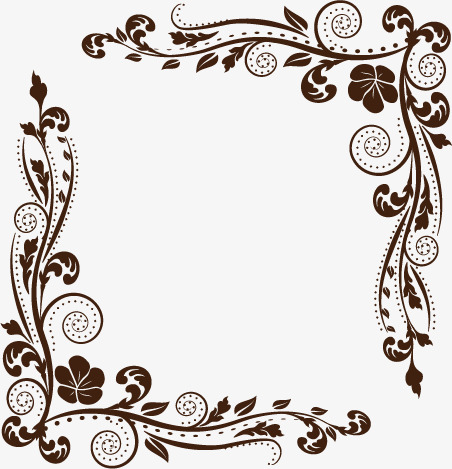 452x469 Vector Flower Border, Flower Vector, Border Vector, Free Png Png