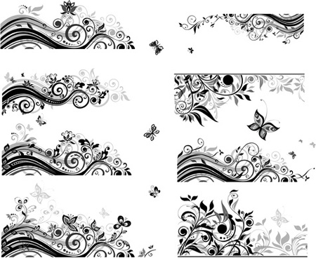 450x368 Vector Floral Border Free Vector Download (12,001 Free Vector) For