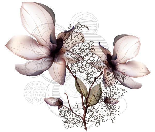 600x510 Free Orchid Flower Vector Art 123freevectors