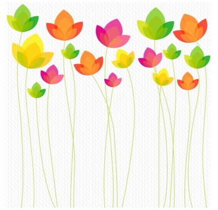 435x419 Spring Flowers Vector Graphic Ai,eps Format Free Vector Download