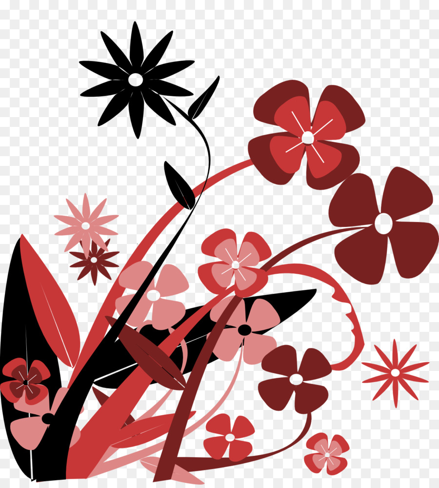900x1000 Flower Red Clip Art