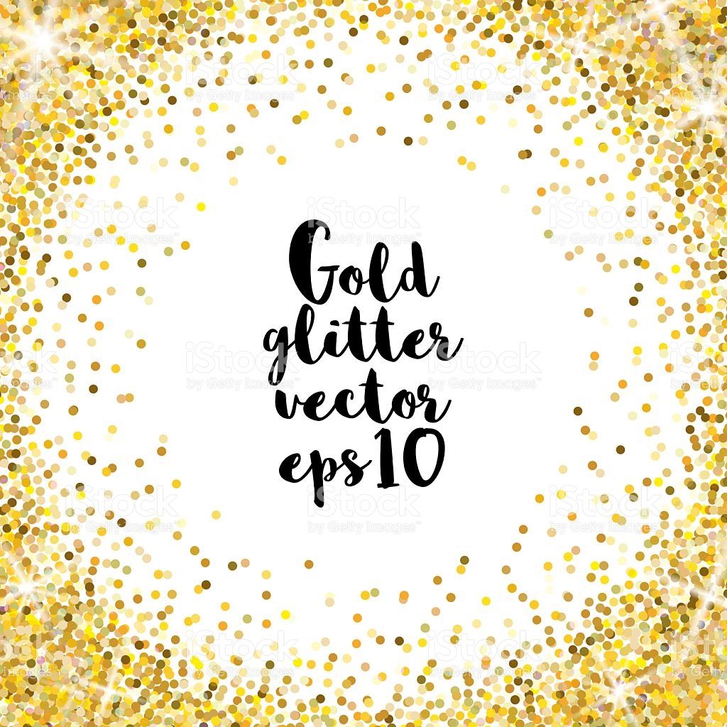 1024x1024 Gold Glitter Vector Background Royalty Free Stock Vector Art