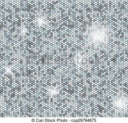 450x430 Silver Seamless Background With Sequins. Glitter Vector Pattern.