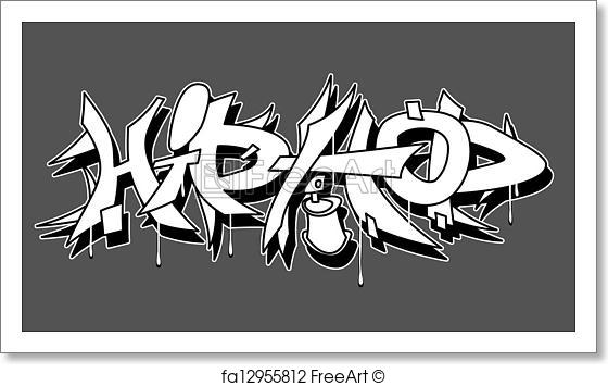 560x355 Free Art Print Of Hip Hop Urban Graffiti Vector Illustration