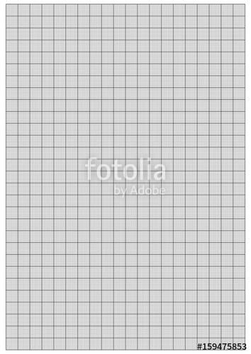 354x500 Graph Paper 1mm Square A4 Size Vector Stock Image And Royalty