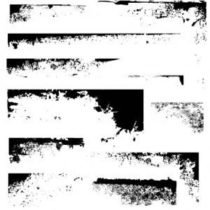 300x300 Grunge Corners Vector