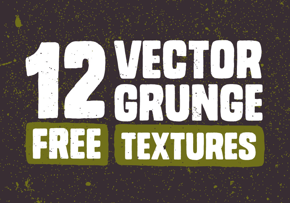 1000x700 12 Free Vector Grunge Textures To Erode Your Artwork