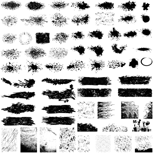 500x500 Grunge Background Elements Creative Vector 01 Free Download