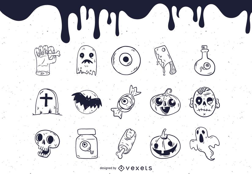 824x570 Free Halloween Vectors