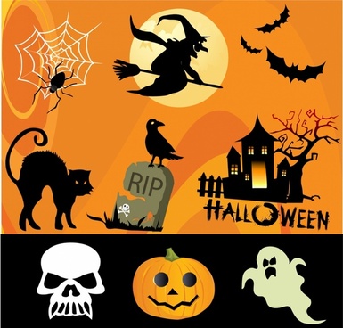 385x368 Halloween Free Vector Download (898 Free Vector) For Commercial