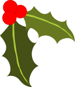 255x297 Holly Clip Art
