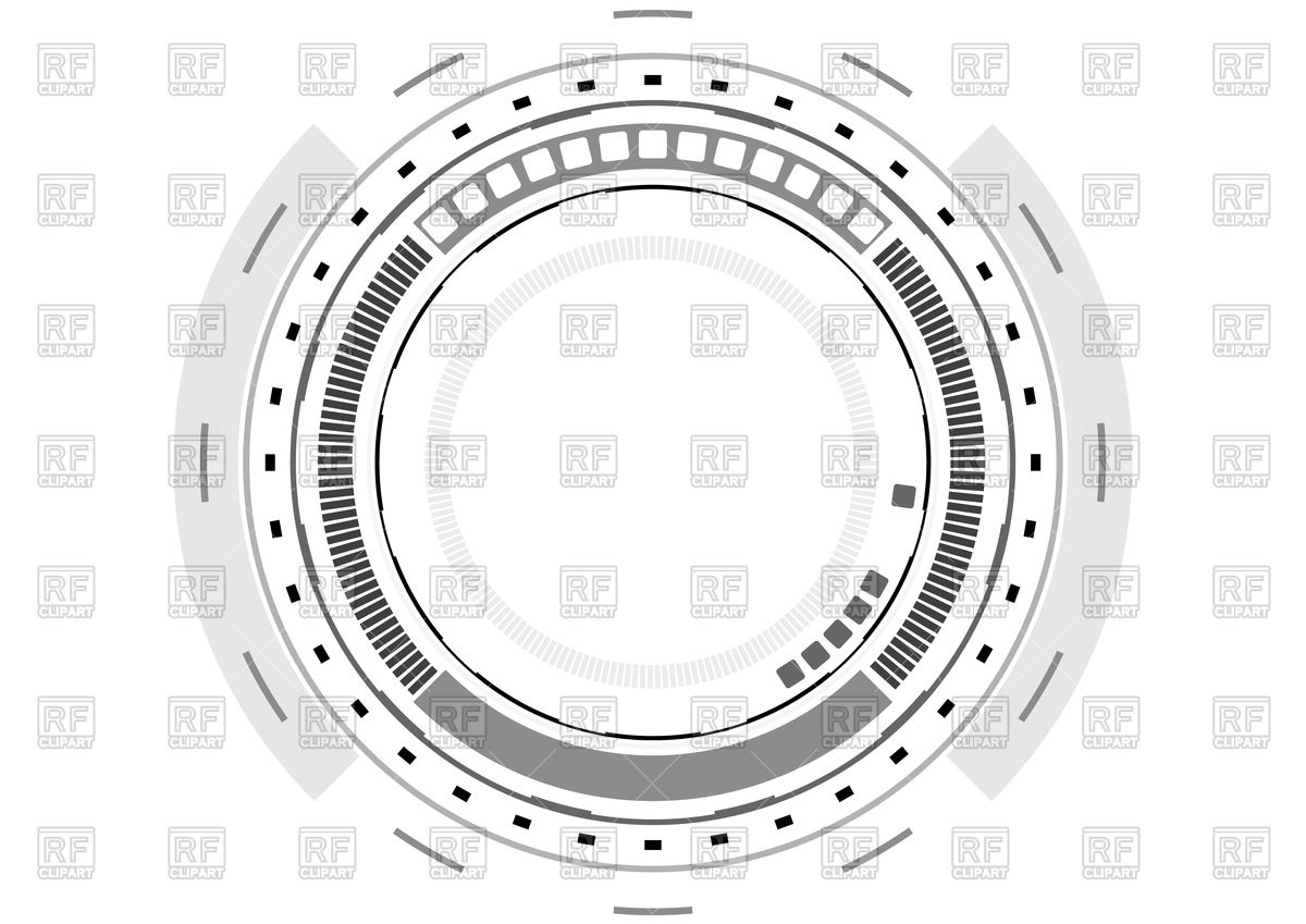 1200x849 Grey Technology Futuristic Hud Interface Vector Image Vector