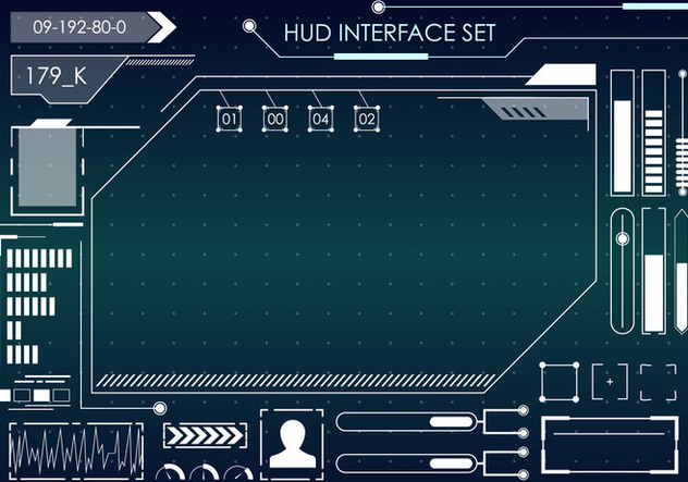 632x443 Hud Interface Set Free Vector Download 435417 Cannypic
