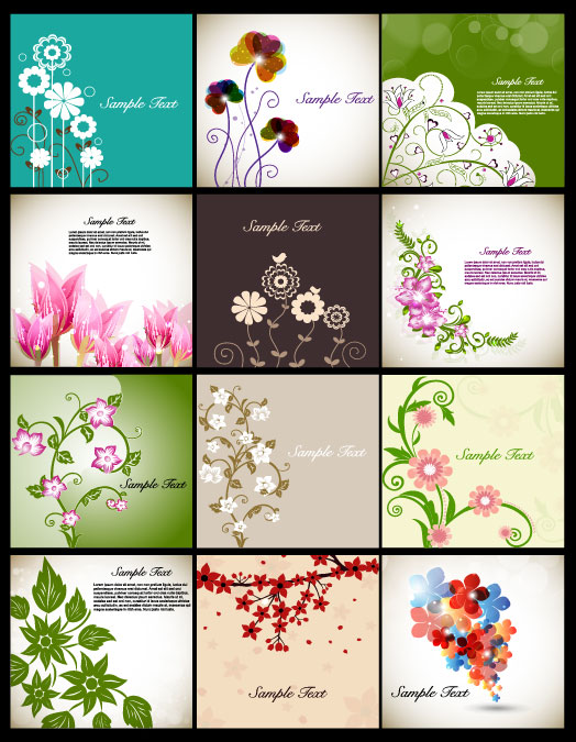 524x675 Vector Art Flowers Free Download