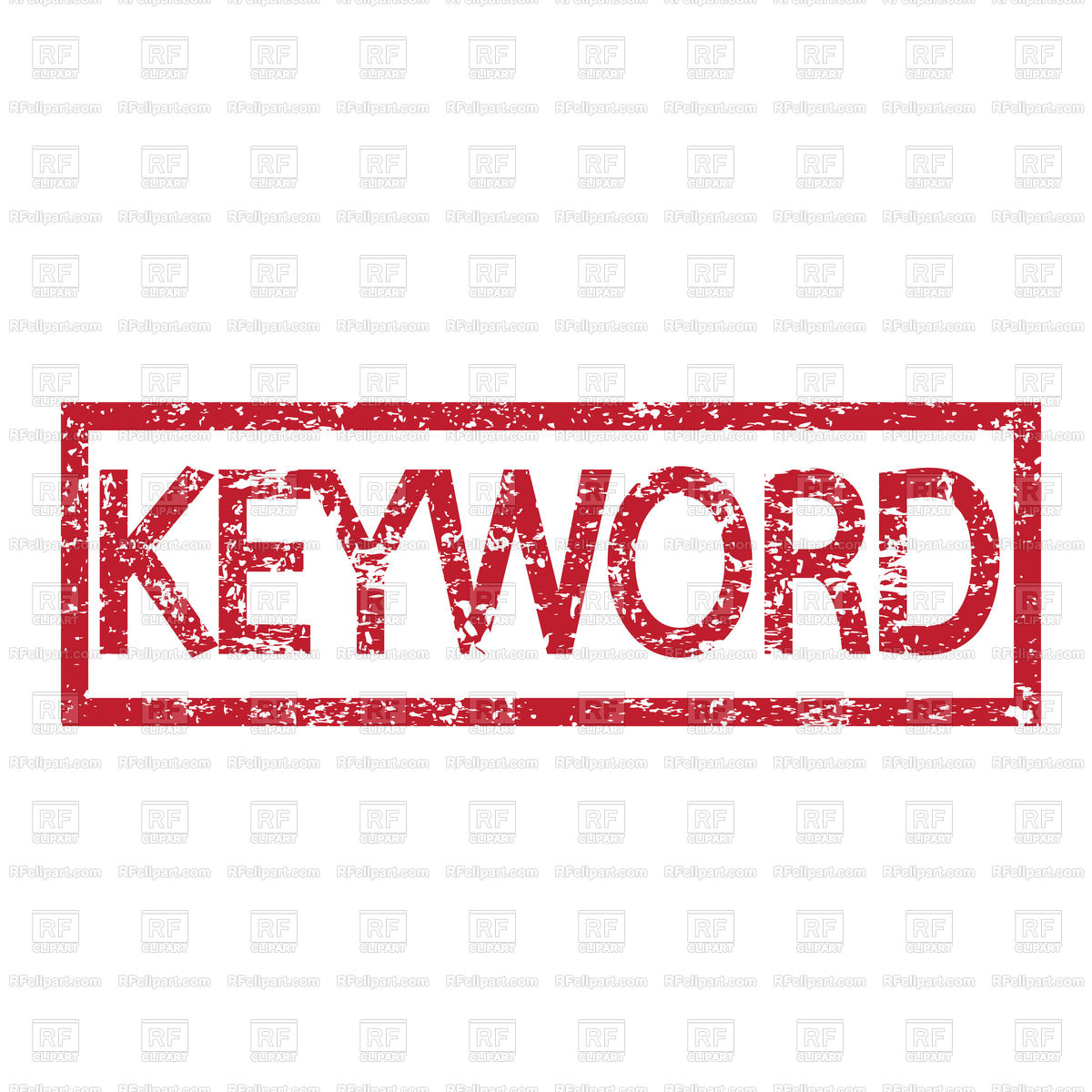 1200x1200 Stamp Text Keyword Vector Image Vector Artwork Of Fonts Amp Type