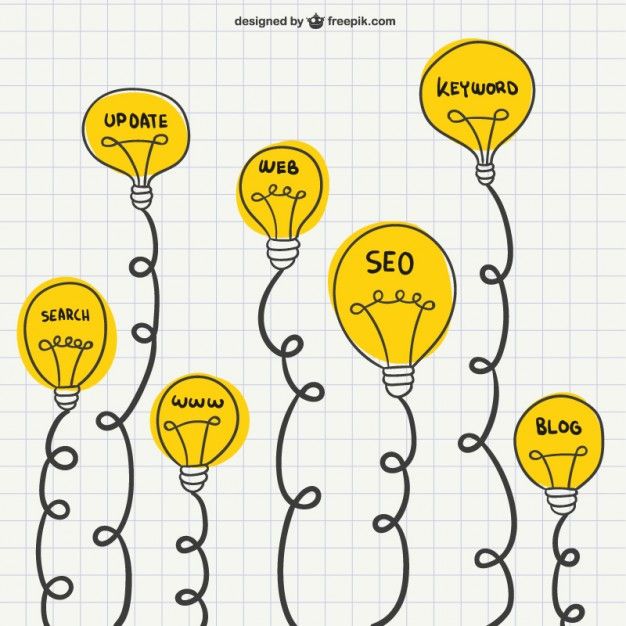 626x626 Digital Marketing Drawings Free Vector Free Vectors